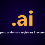 Cheapest .ai domain registrars