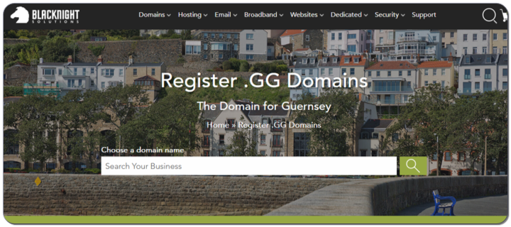 Blacknight .gg domains