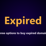 Options to buy expired domains