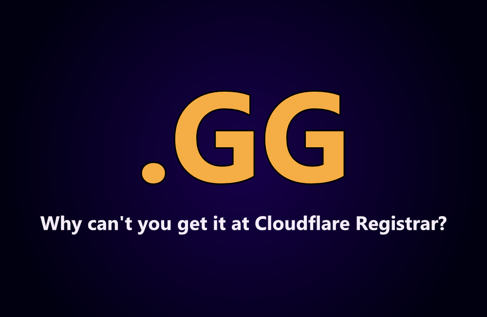 Why Can’t You Buy a .GG Domain From Cloudflare?