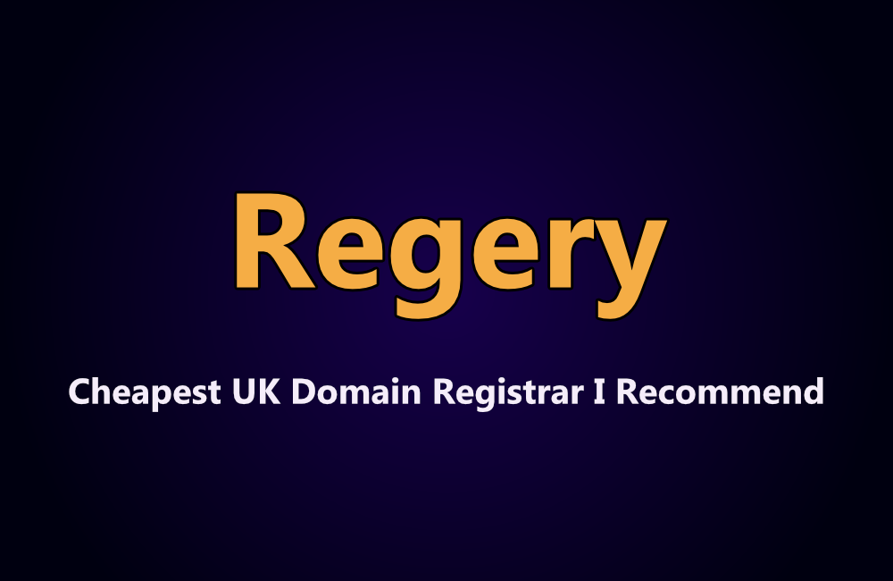 Regery cheapest UK domain registrar
