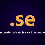 .se domain registrars