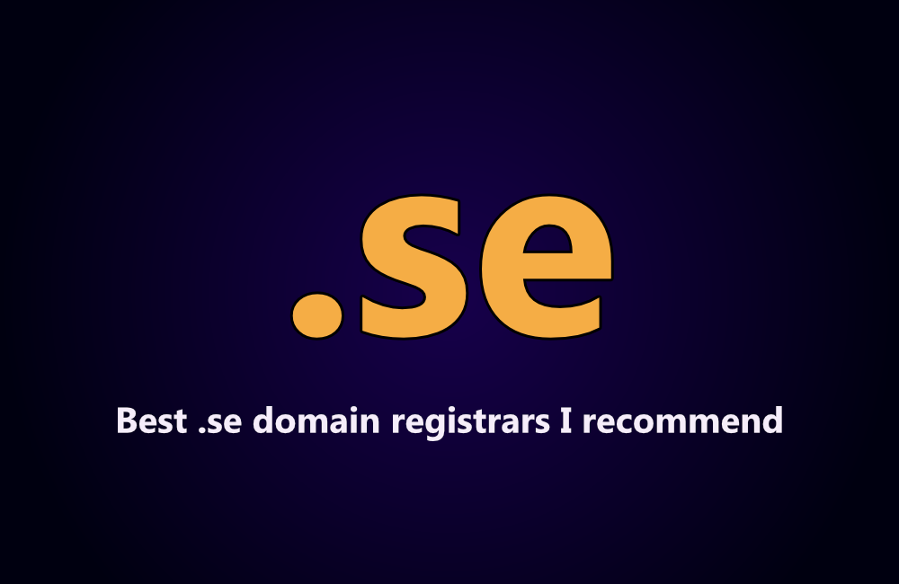 .se domain registrars